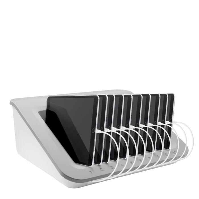 Belkin 10-Device USB Charging Station w/ Surge Protector, Grey