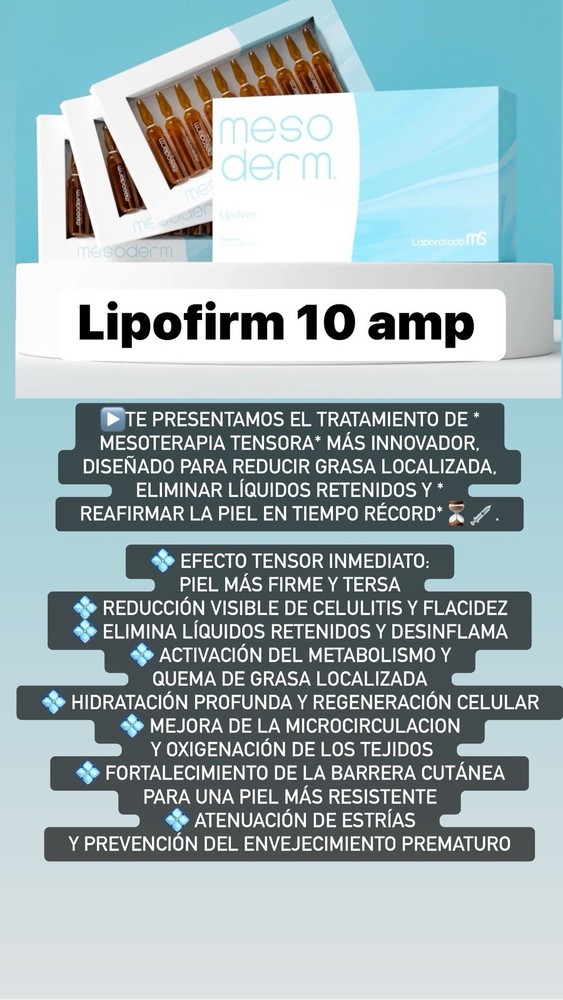 Lipofirm 10 Ampolletas