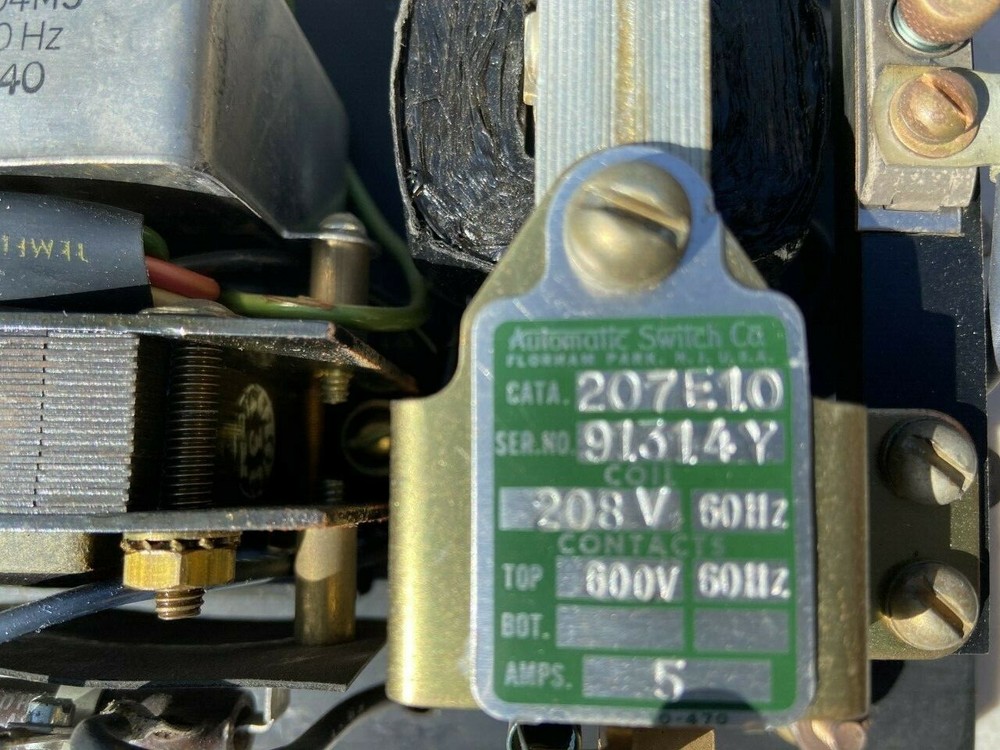 ASCO Automatic Switch Co 207E10 Relay