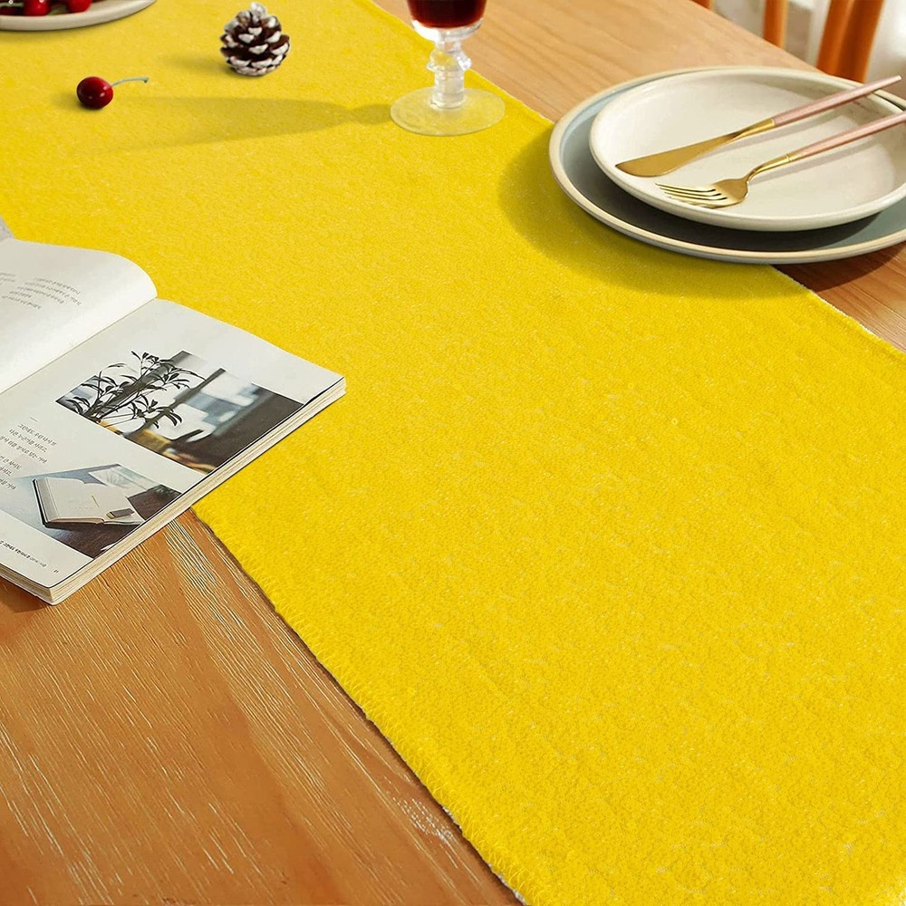 Table-Runner 2Pack Yellow Sequin Table Runners 108 Inches Long Wedding Table ...