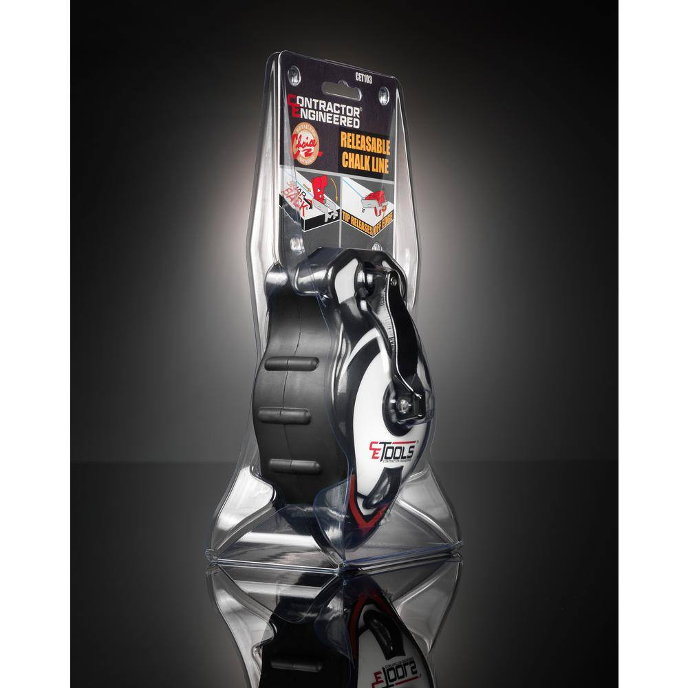 SnapBack� Chalk Line with Releasable Tip- CE Tools