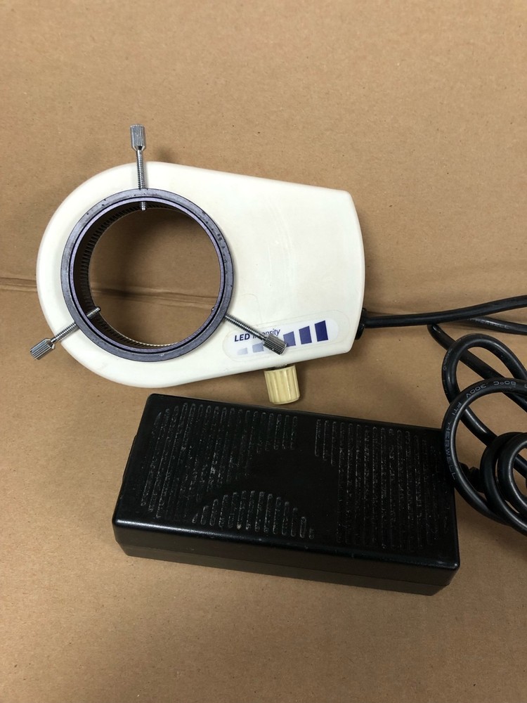 Micro-Lite LV2000 LED Microscope Ring Illuminator, ID: 2.35" (TESTED)