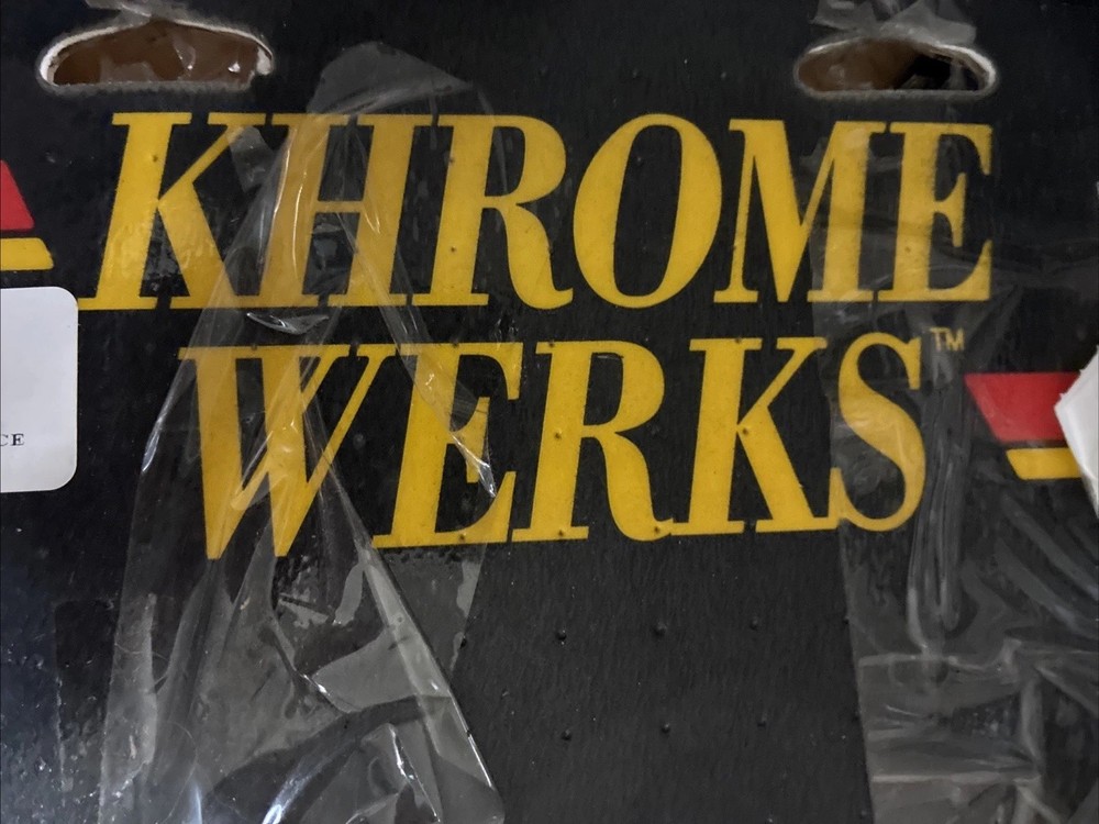 KHROME WERKS Chrome Side Plates for Harley Davidson Two (2)
