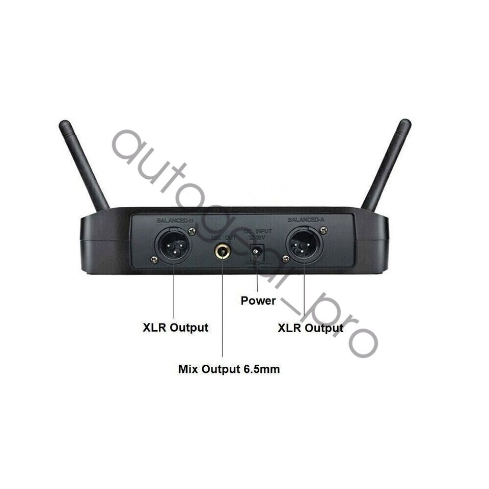 GLXD4+BETA58A Shure Vocal Dual Channel Wireless Microphone System UHF Handheld