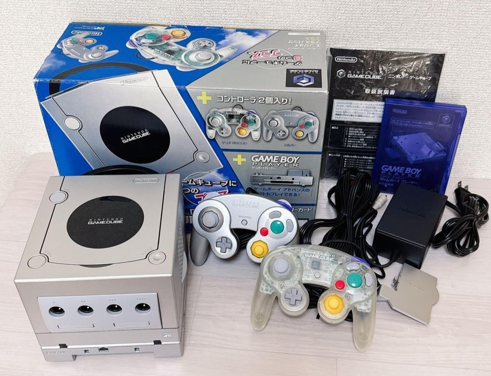 GameCube Enjoy Plus Pack Plus Clear Console Tested Working Japan