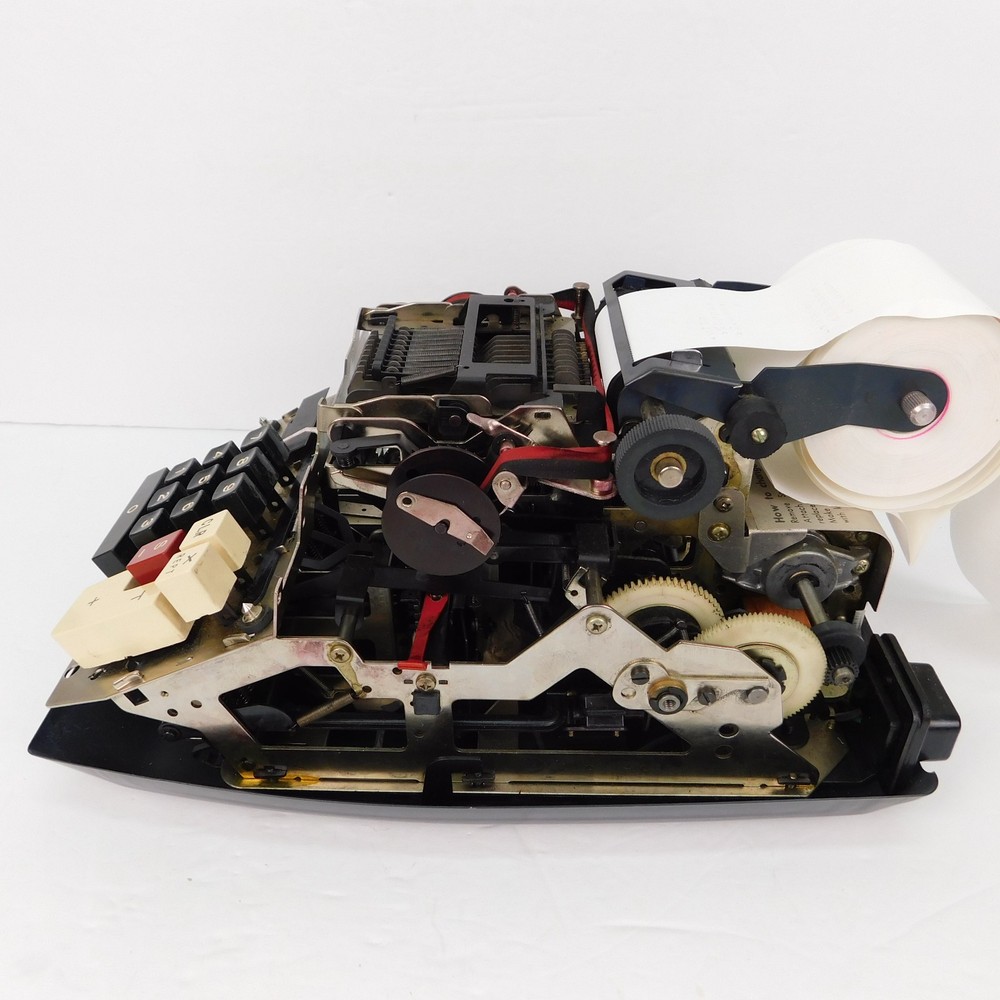 Vtg Commodore 207CB Electronic Business Adding Machine W/ Extra Rolls Tested