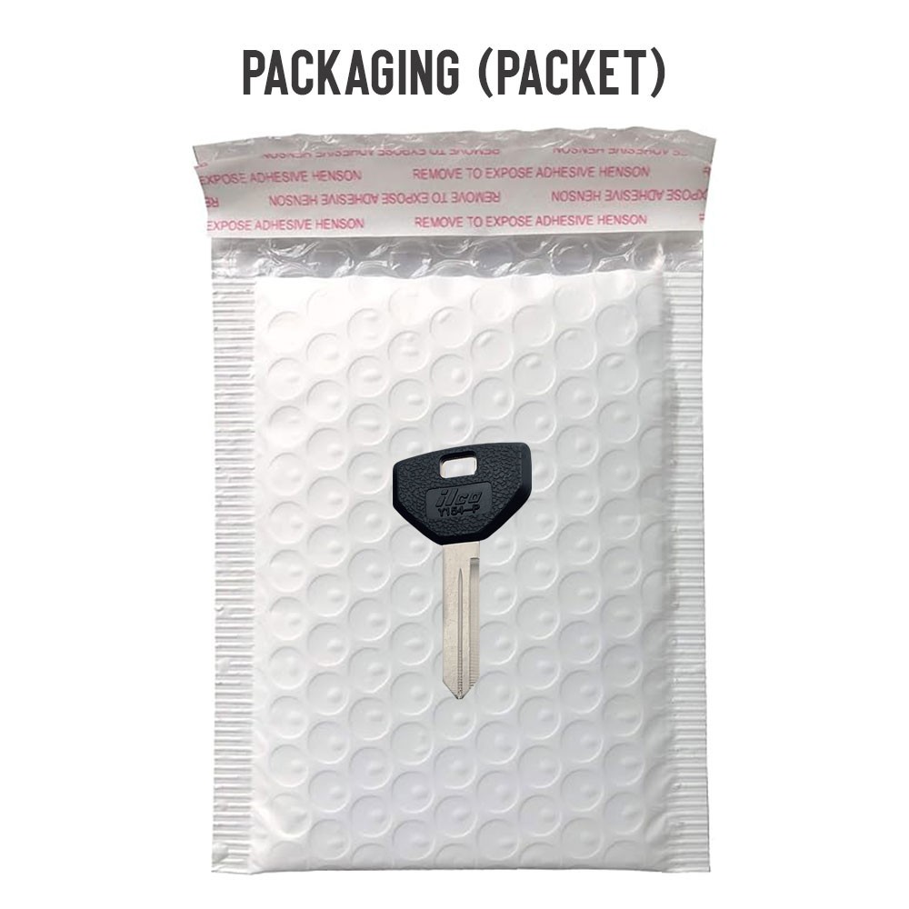 Y154-P Plastic Head Key Blank Nickel