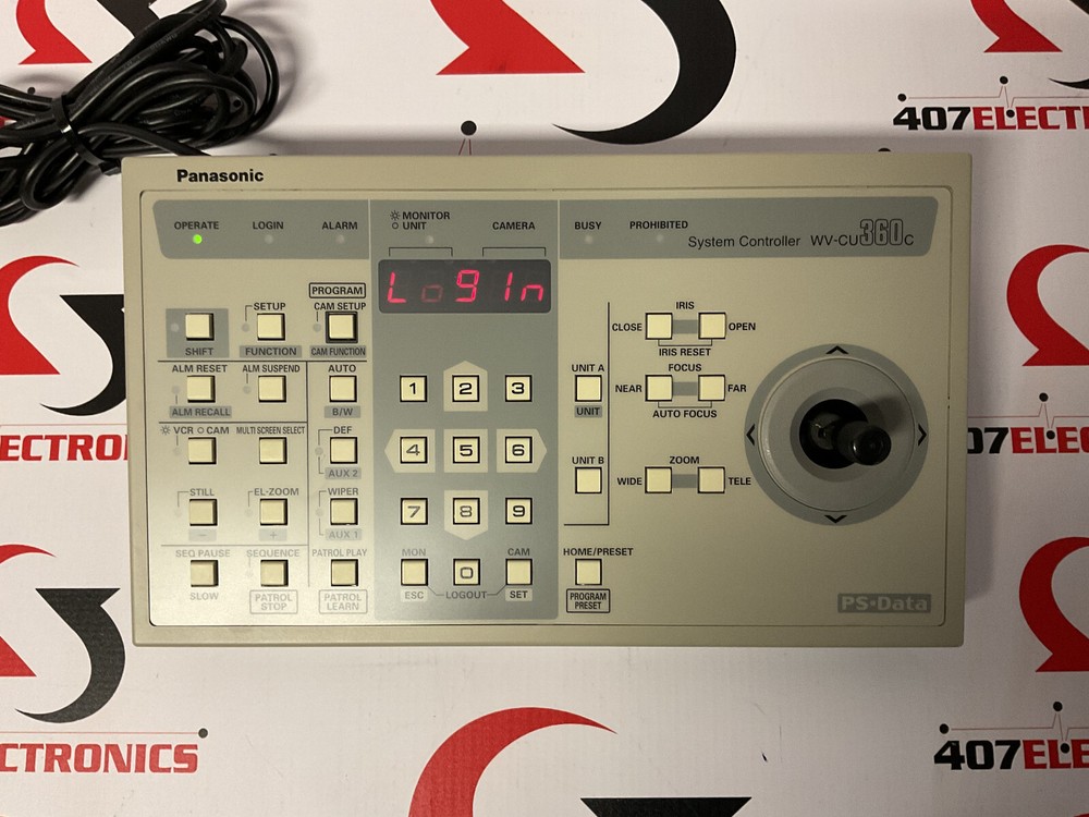 Panasonic Digital Disk Rec (WJ-HD316A) & Panasonic System Controller (WV-CU360C)