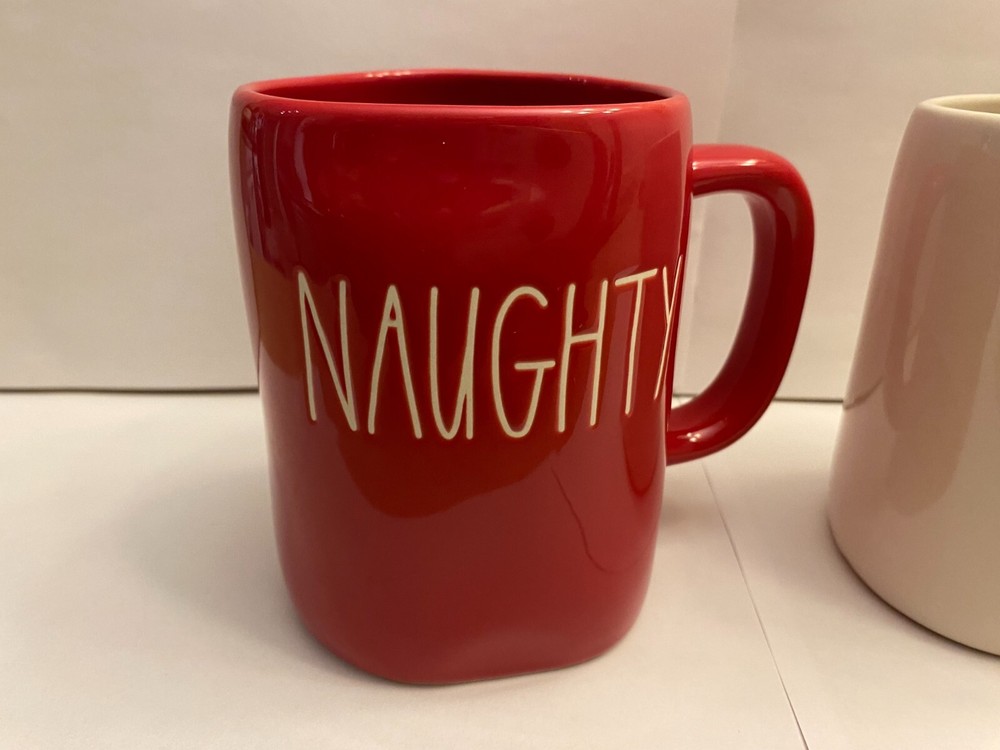 Naughty Nice Mugs by Rae Dunn