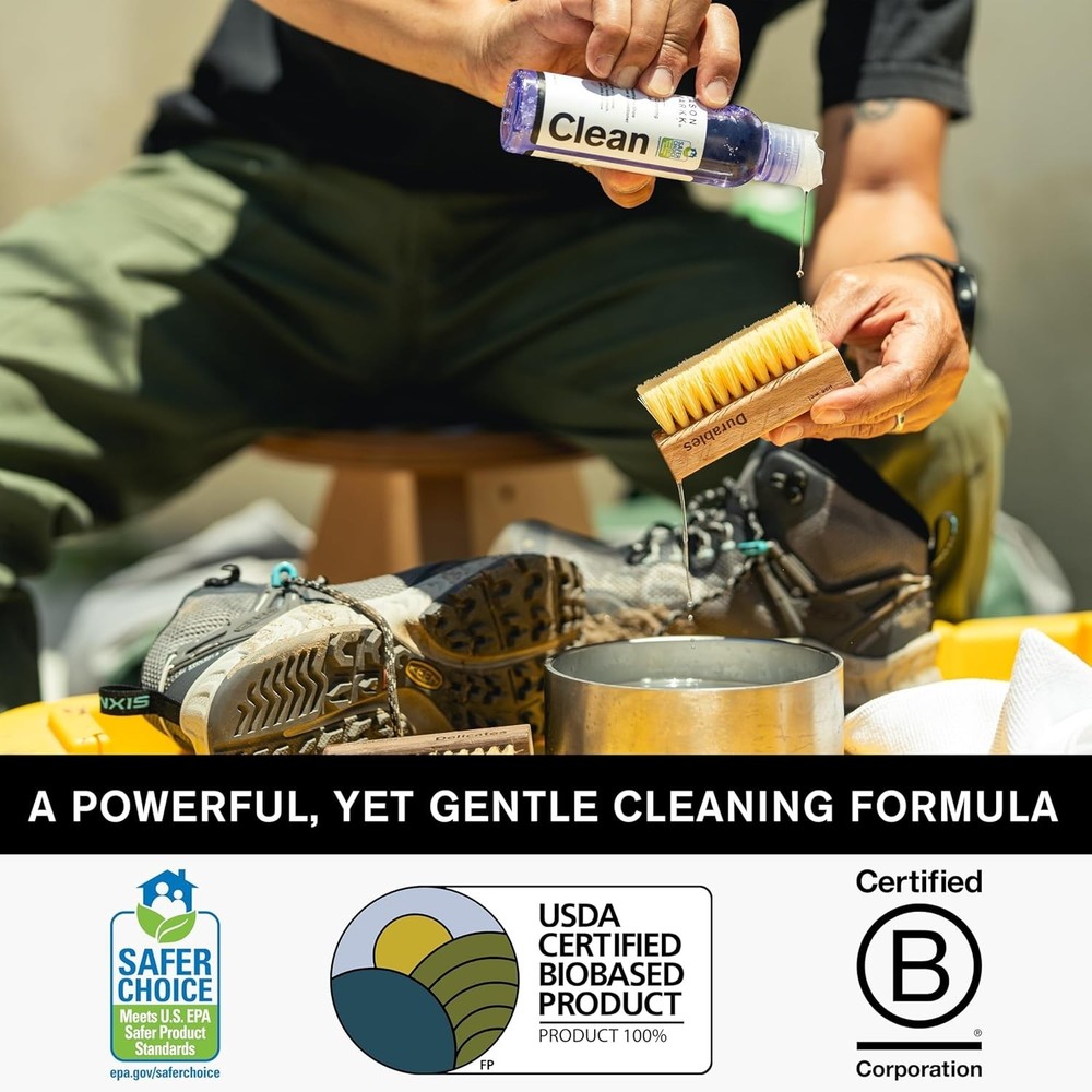 Shoe Cleaning Kit Leather Sneakers Deep Cleaning Solution & Brush Essential