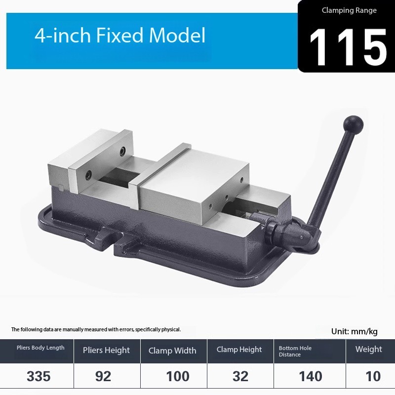 Solid Flat Pliers Precision Vice Machine CNC Heavy Duty Milling Machine