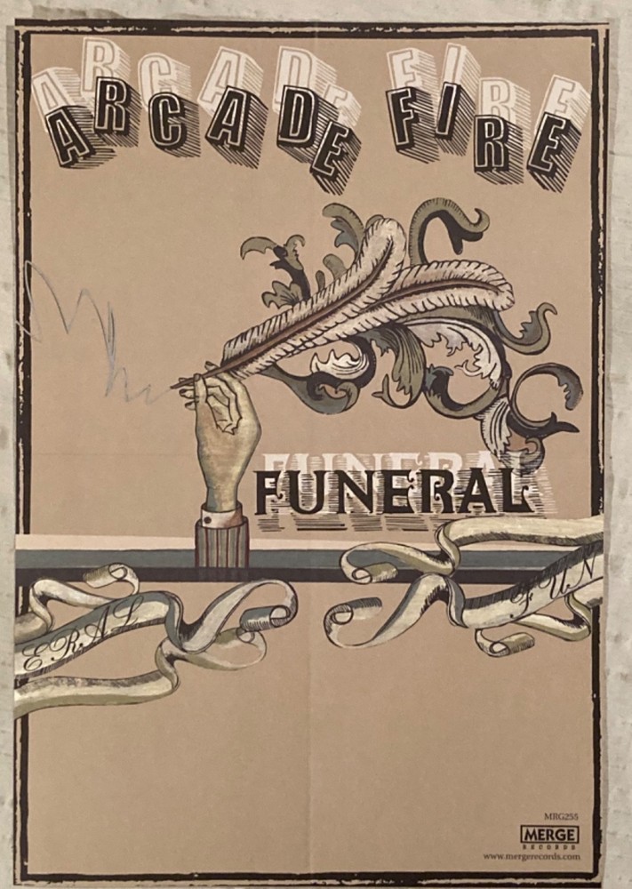 Arcade Fire 2004 Matte Promo Poster Funeral R