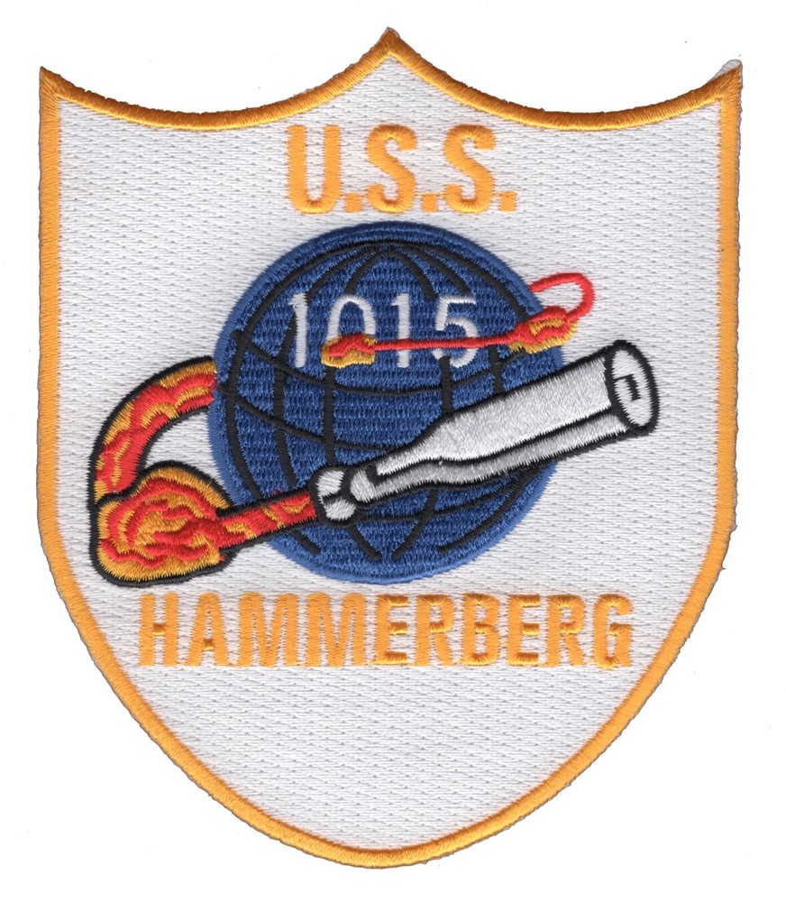 DE-1015 USS Hammerberg Destroyer Escort Ship Patch