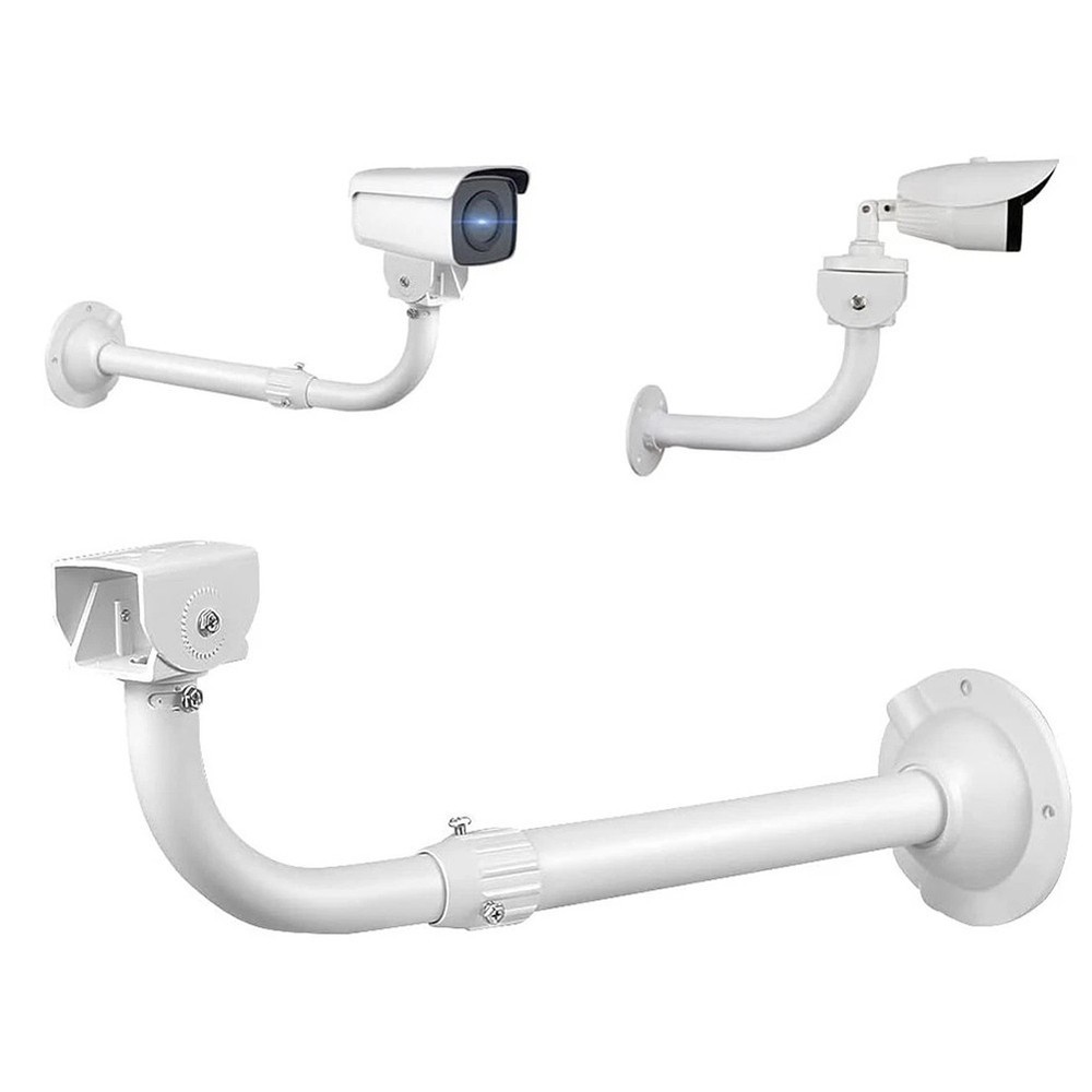Robust CCTV Security Camera Mount Bracket Adjustable Height for Wall Mount