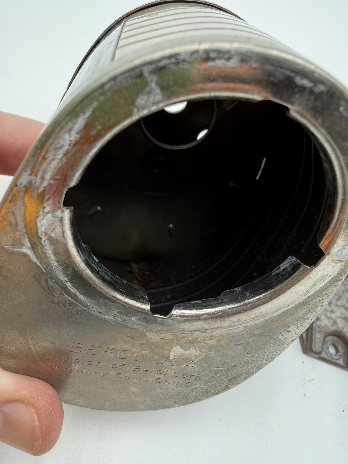 Vtg Berol Giant APSCO 6 Hole Pencil Sharpener Wall Mount Mid-Century USA