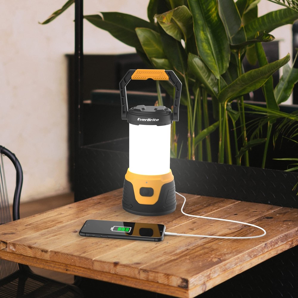 EverBrite Rechargeable LED Camping Lantern with Power Bank Function, 1000 Lum...