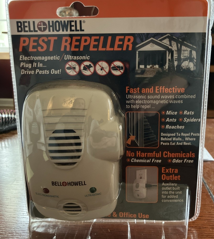 Bell & Howell Electromagnetic Ultrasonic Pest Repeller (whole floor solution)