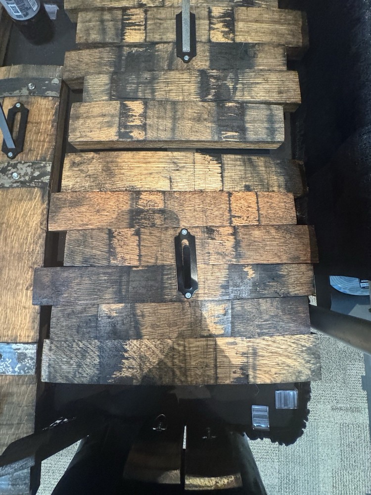 Rustic Bourbon Barrel Broken Stave Skull Plaques “Free Shipping”