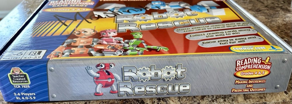 Robot Rescue Reading Comprehension Game Making Inferences Predicting Outcomes