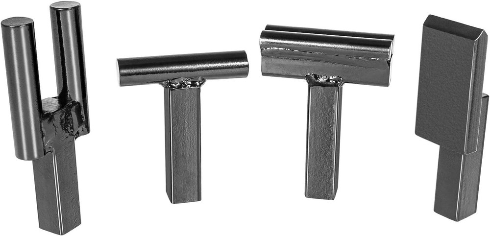 Blacksmith Anvil Hardy Tool Set 1Inch Creasing Tool Stake,Bottom Fuller (4PCS)