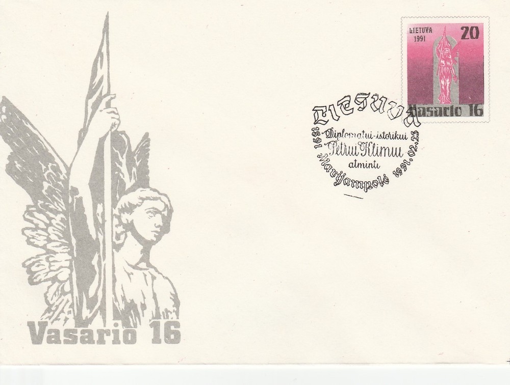 LITHUANIA. Cancelations on 7 stationery covers 1991