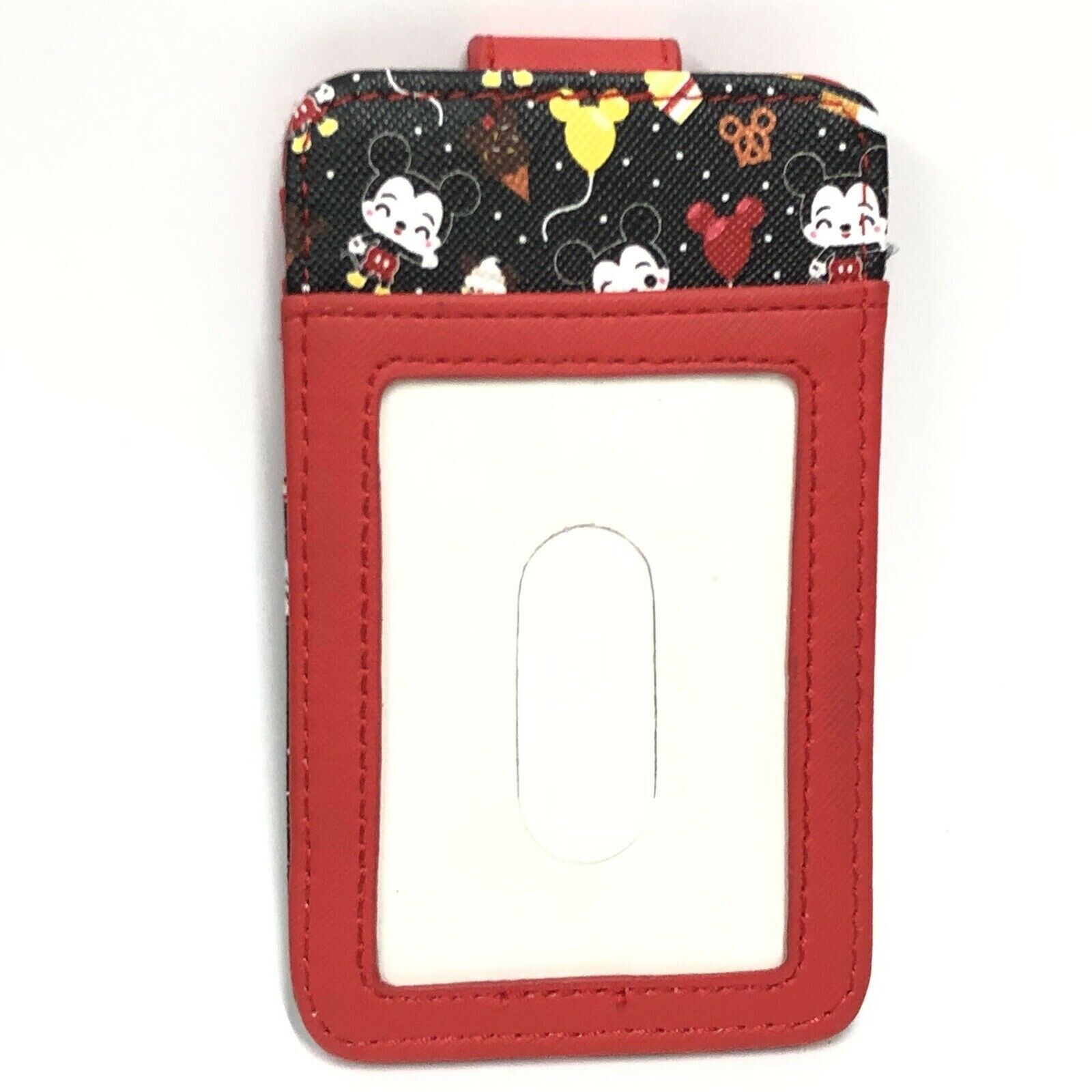Mickey Mouse Disney Parks Food Icons ID Card Case Snap Wallet Pineapple Whip