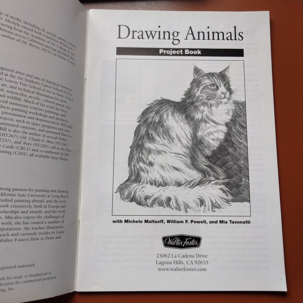 Drawing Animals Walter Foster Project Book