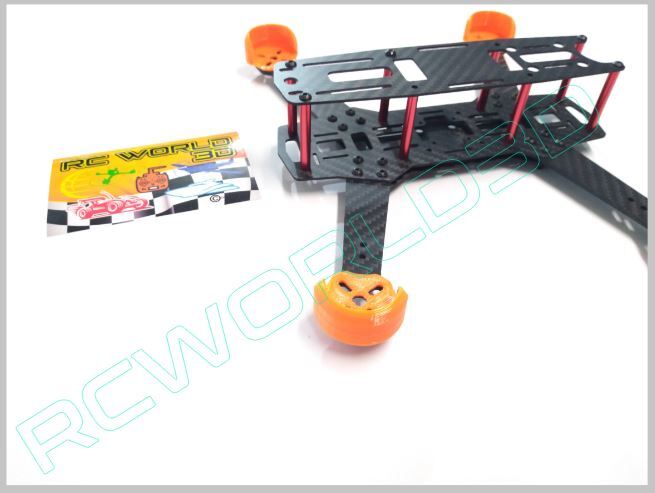 QUADCOPTER BRUSHLESS MOTOR MOUNT/BASE PROTECTOR 4PCS 3D PRINTED PLA 250 FRAME