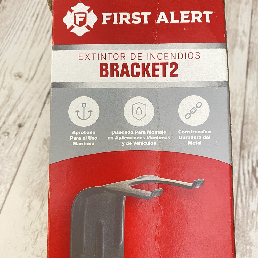 First Alert Mounting Bracket for Fire Extinguisher bracket2, NEW