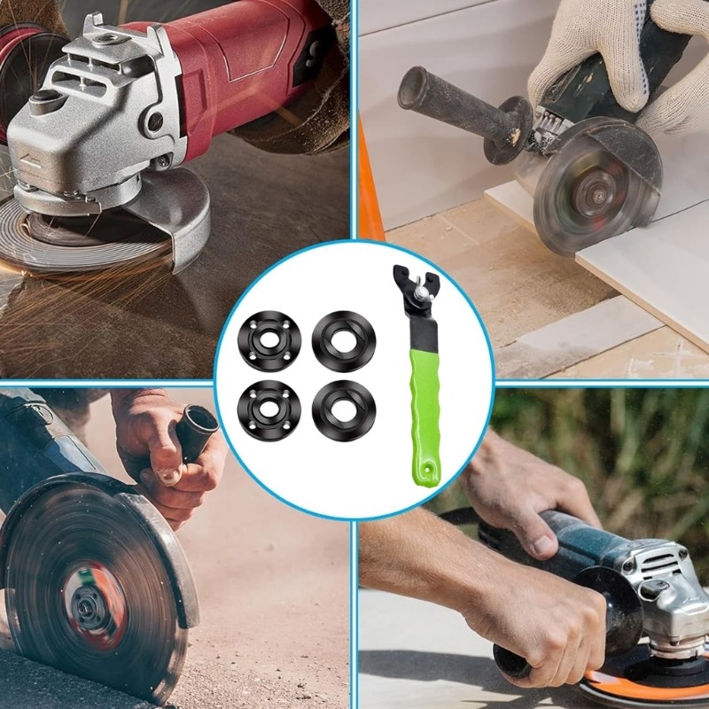 Angle Grinder Quick Releases Nut with Adjustable Spanne for Smooth Disc Removal