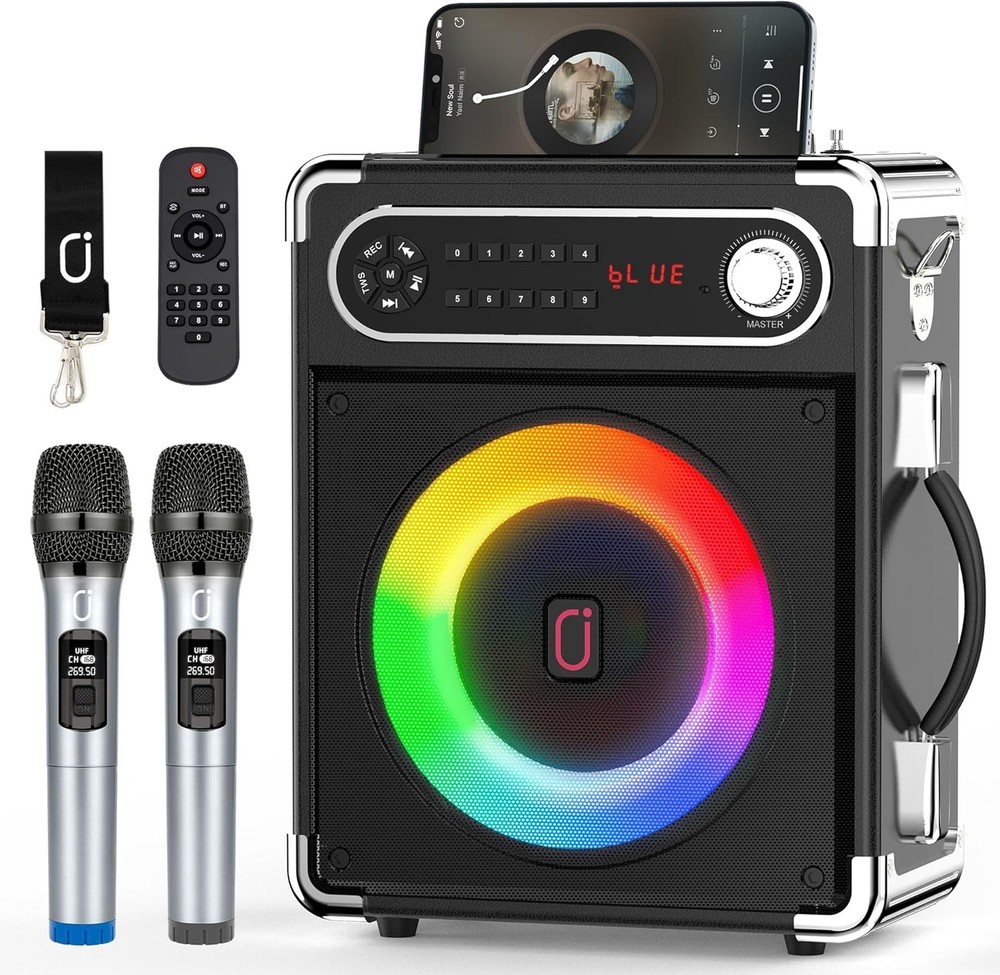 Multi-Function Karaoke Machine with Built-in Subwoofer - Perfect for Any Event