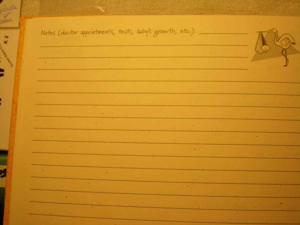 Maternity, My Pregnancy Journal yellow ,write it down