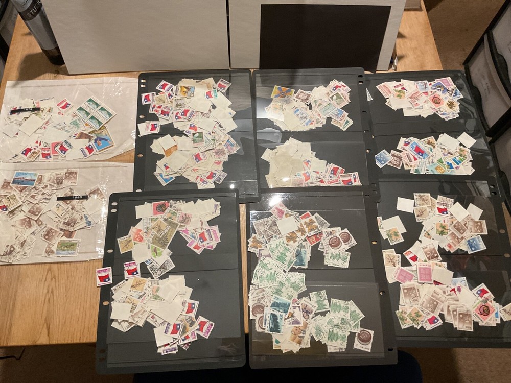 China Large stamps collection in folder B61