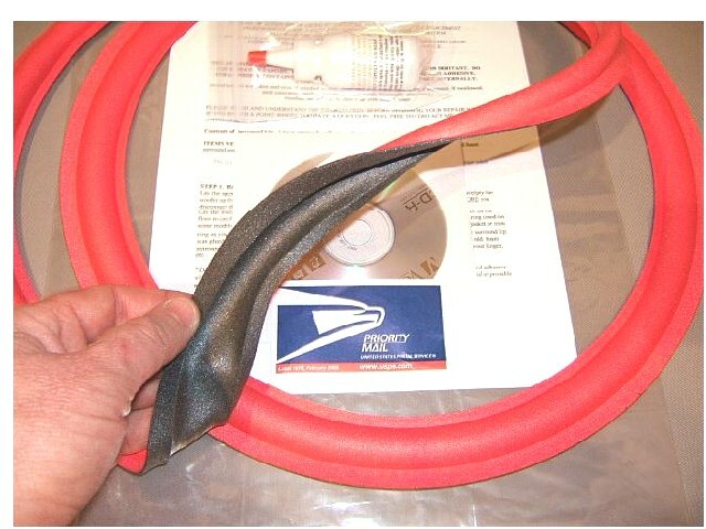 Cerwin Vega E208, RE20B, VS80, 81W2, 81W4, W84 Foam Surround Speaker Repair Kit