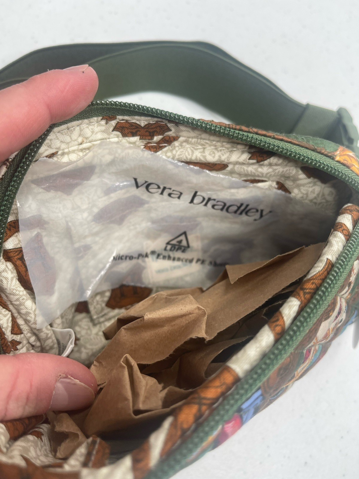 Vera Bradley Woodward Small Belt Bag Harry Potter Hogwarts Library Hedwig NWT