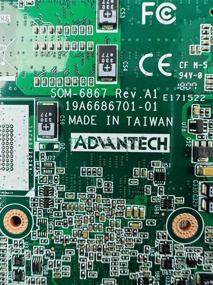 Advantech SOM-6867 19A6686701-01 CPU Board