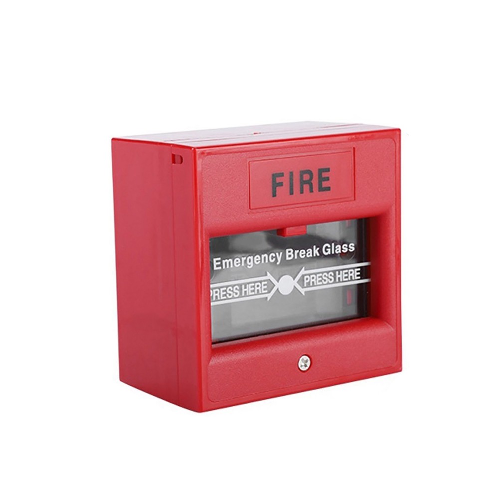 24-220VDC Emergency Button Fire Alarm Door Break Release Glass Exit Switch Kit c