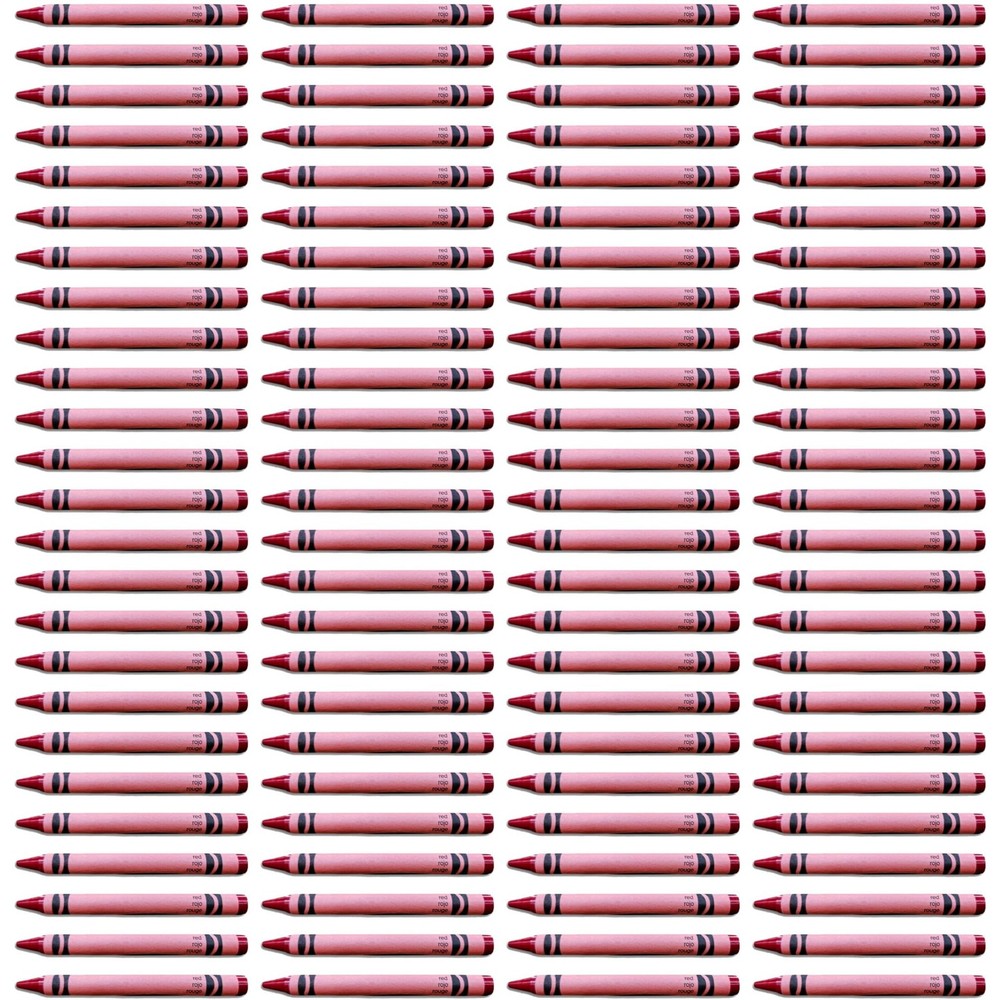 Red Crayon Bulk Value Pack | d 100 Count