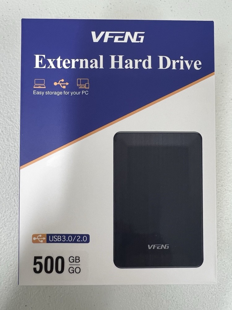 VFENG External Hard Drive 500GB