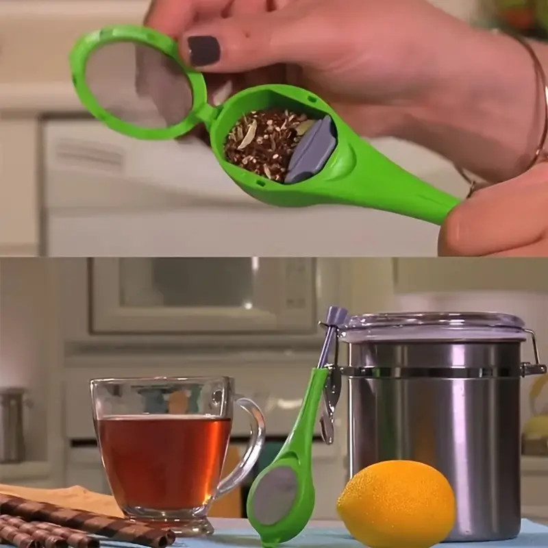 Silicone Tea Strainer Kitchen Tea Set Press Tea Leaf Filter Reusable Tea Infuser