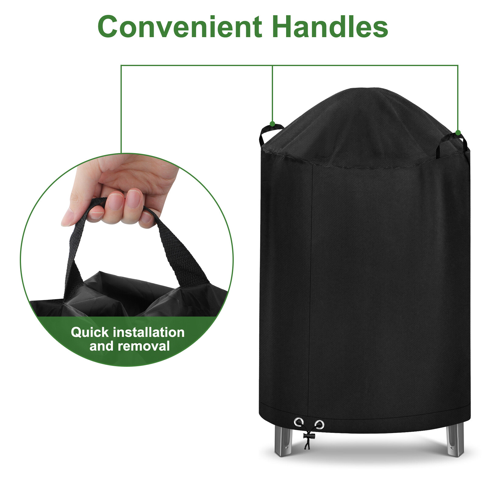 BBQ Gas Grill Cover Waterproof Barbecue Cover Outdoor Heavy Duty UV Protection