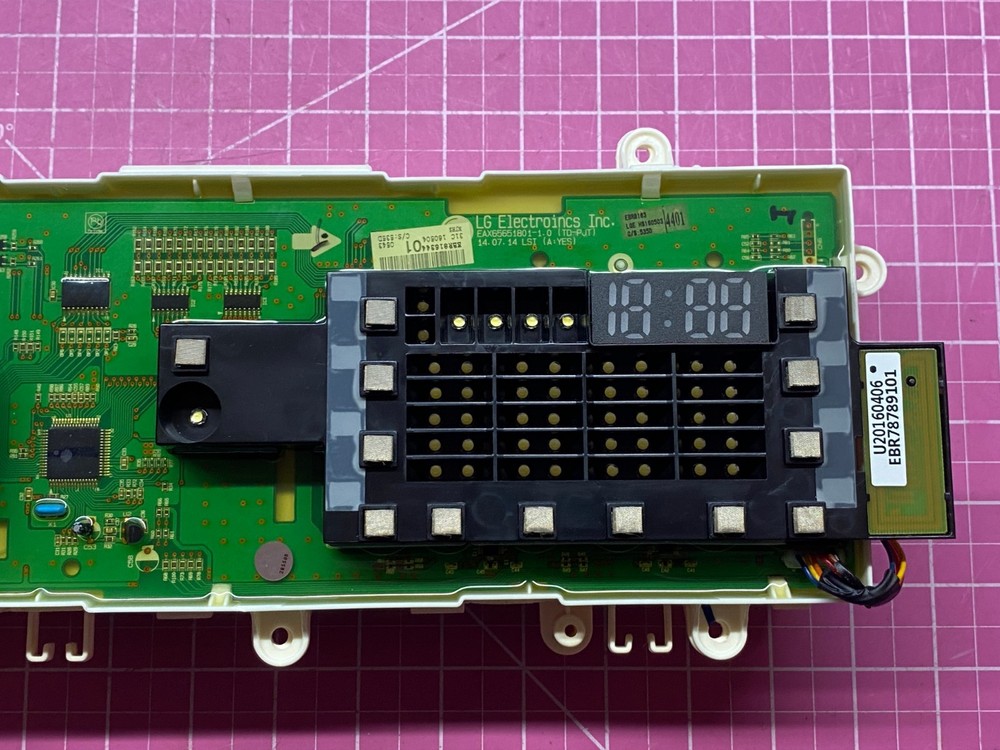 LG Washer Main Control Board P# EBR81634301 EBR81634401