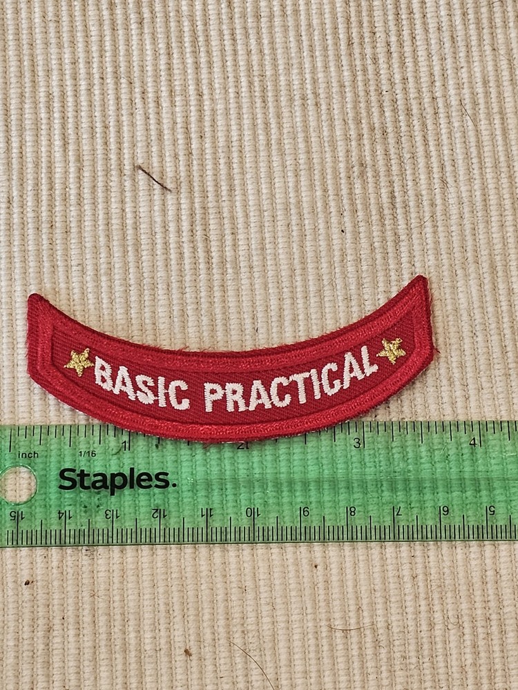 1960s 70s US Army Basic Practorial Shooting Tab Patch L@@K!!!