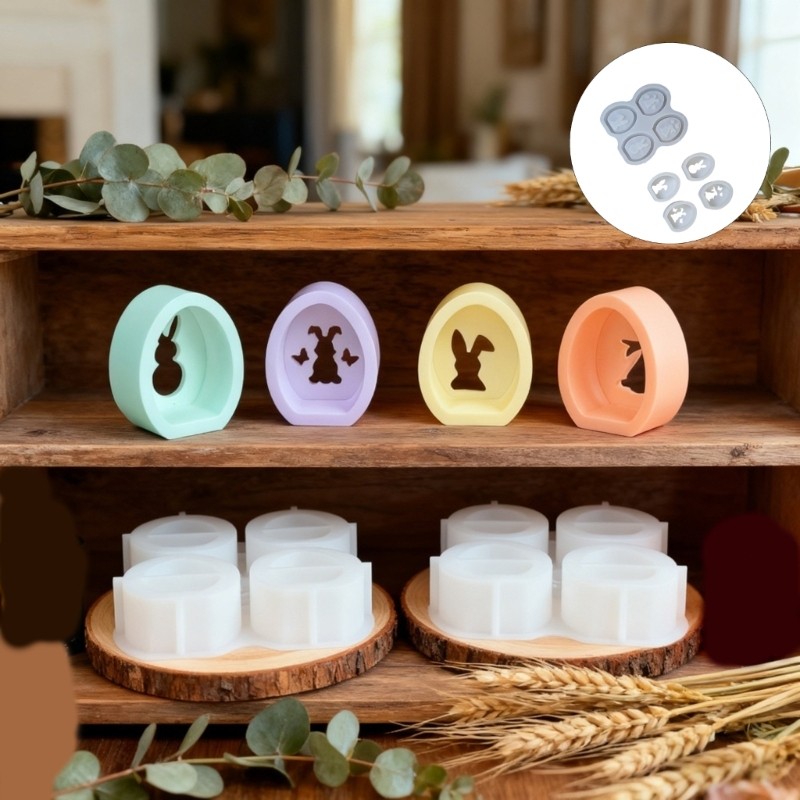 Multipurpose Silicone Mould for Rabbits and Eggs Shell Ornament