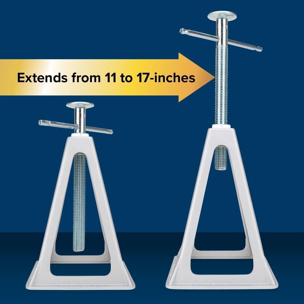 Aluminum Stack Jacks Stabilize & Position RV Trailer Camper Height Adjustable