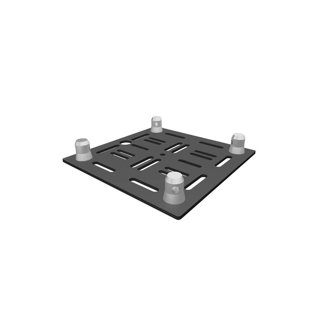 Global Truss Multi-Hole Aluminum Base Plate Black