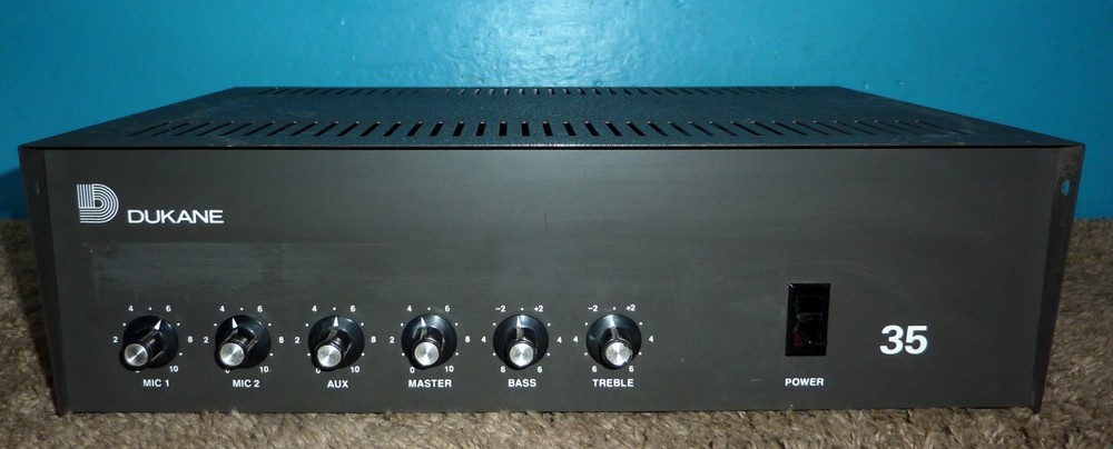 Dukane 35 Model 1A1335 Solid State PA Power Amplifier #2