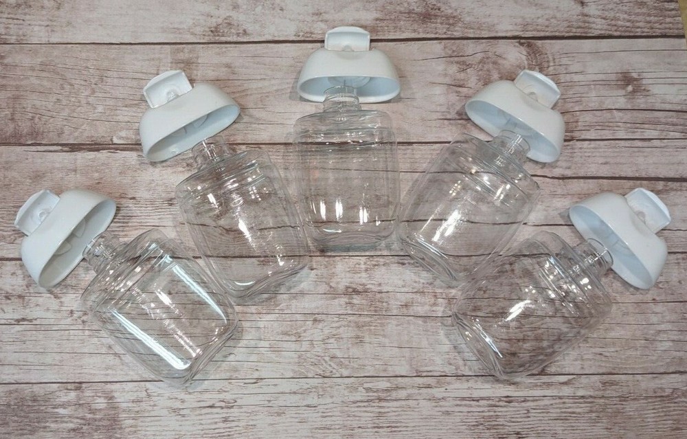 5 EMPTY BOTTLES  Bath & Body Works Small Travel Refillable