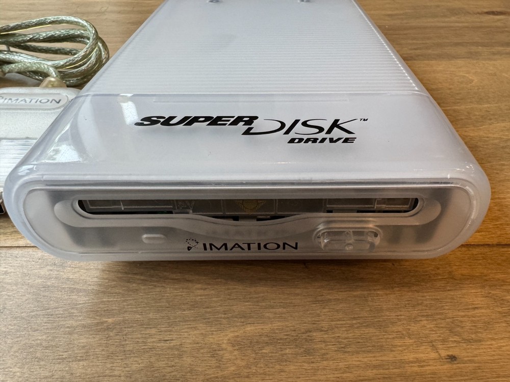 Imation SD-USB-M2 External SuperDisk USB Floppy Disk Drive Macintosh (No Power)