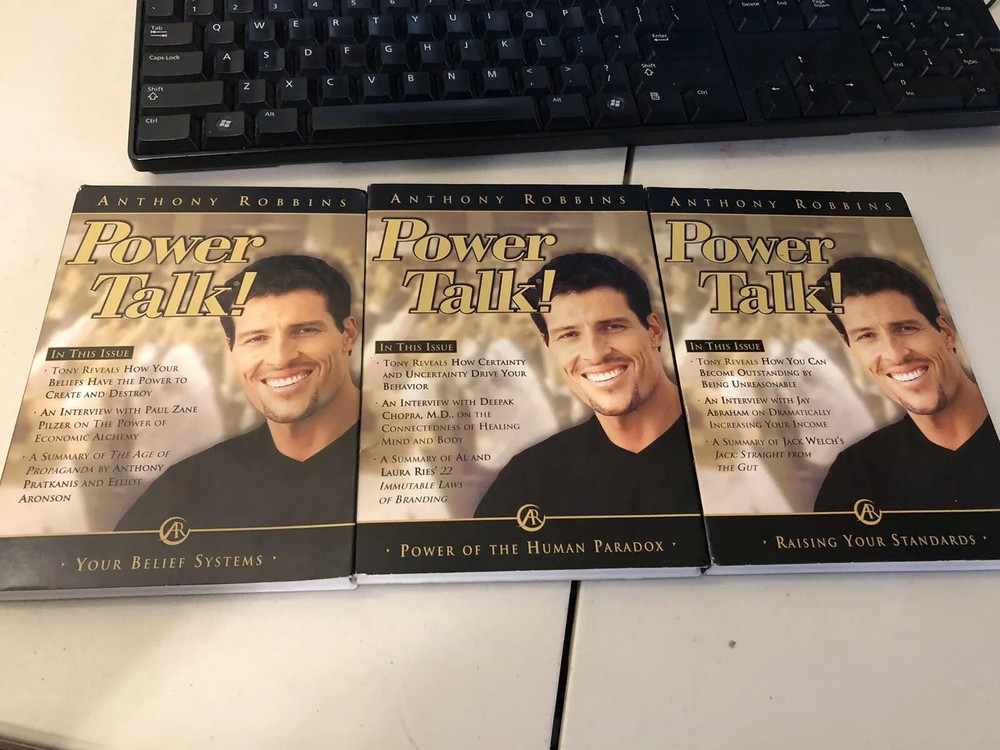 Anthony Robbins Power Talk 3 Different Issues preowned